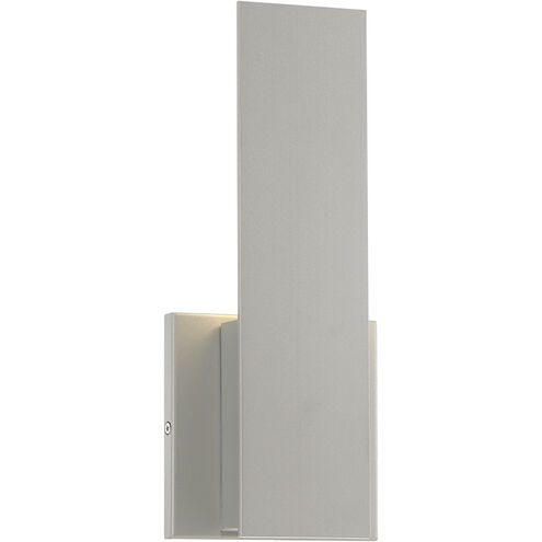 Annette 1 Light 12 inch Silver Outdoor LED Wall Sconce