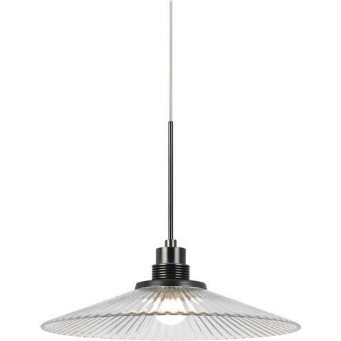 Signature LED 10 inch Brushed Steel And Oil Rubbed Bronze Pendant Ceiling Light, Uni Pack