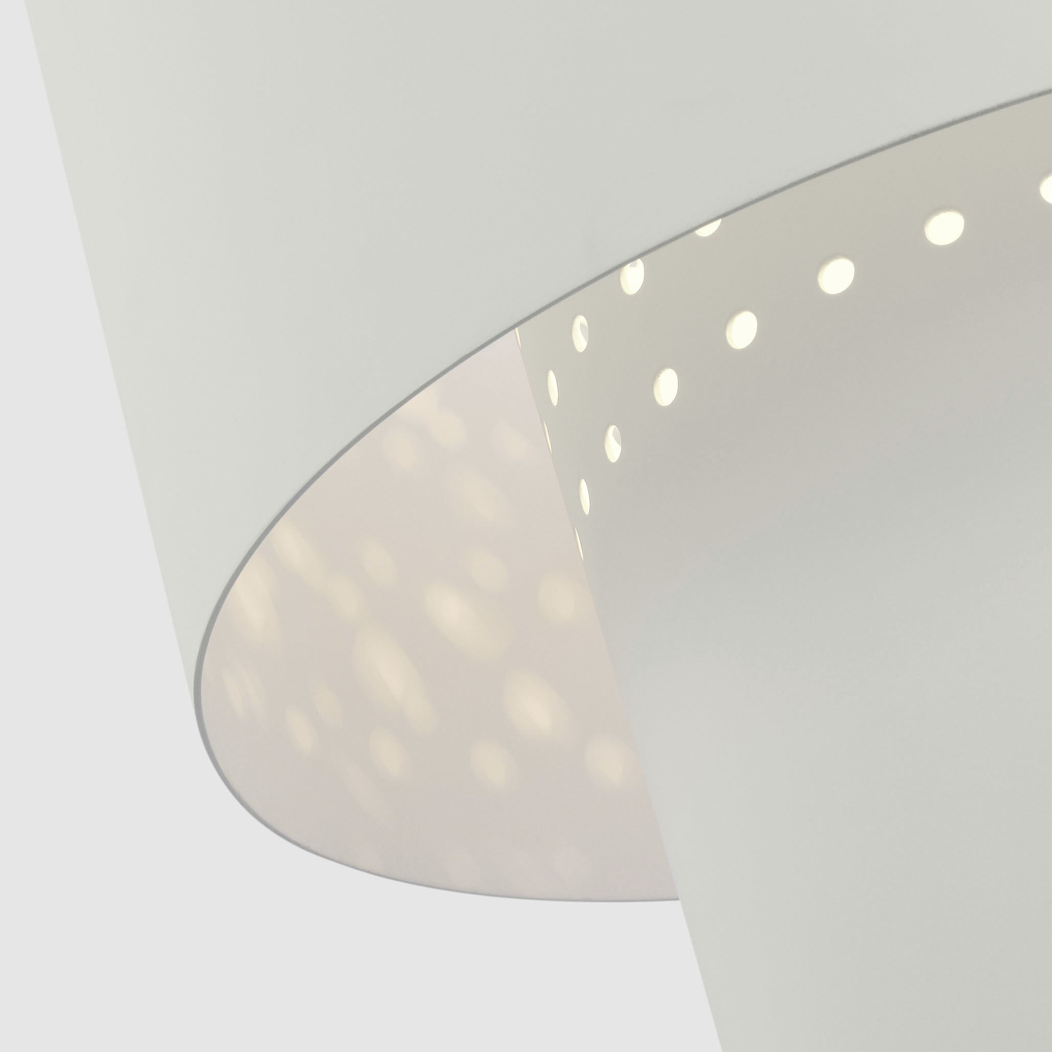 Julie Neill Chalmette LED 16 inch Plaster White Layered Pendant Ceiling Light