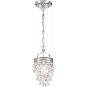 Calypso 1 Light 7.25 inch Polished Chrome Mini Pendant Ceiling Light