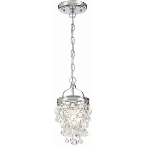 Calypso 1 Light 7.25 inch Polished Chrome Mini Pendant Ceiling Light