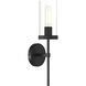 Lily 1 Light 4.75 inch Matte Black Wall Sconce Wall Light