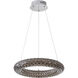 Canada LED 19.69 inch Chrome Chandelier Ceiling Light