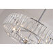 Canada 5 Light 22 inch Chrome Chandelier Ceiling Light