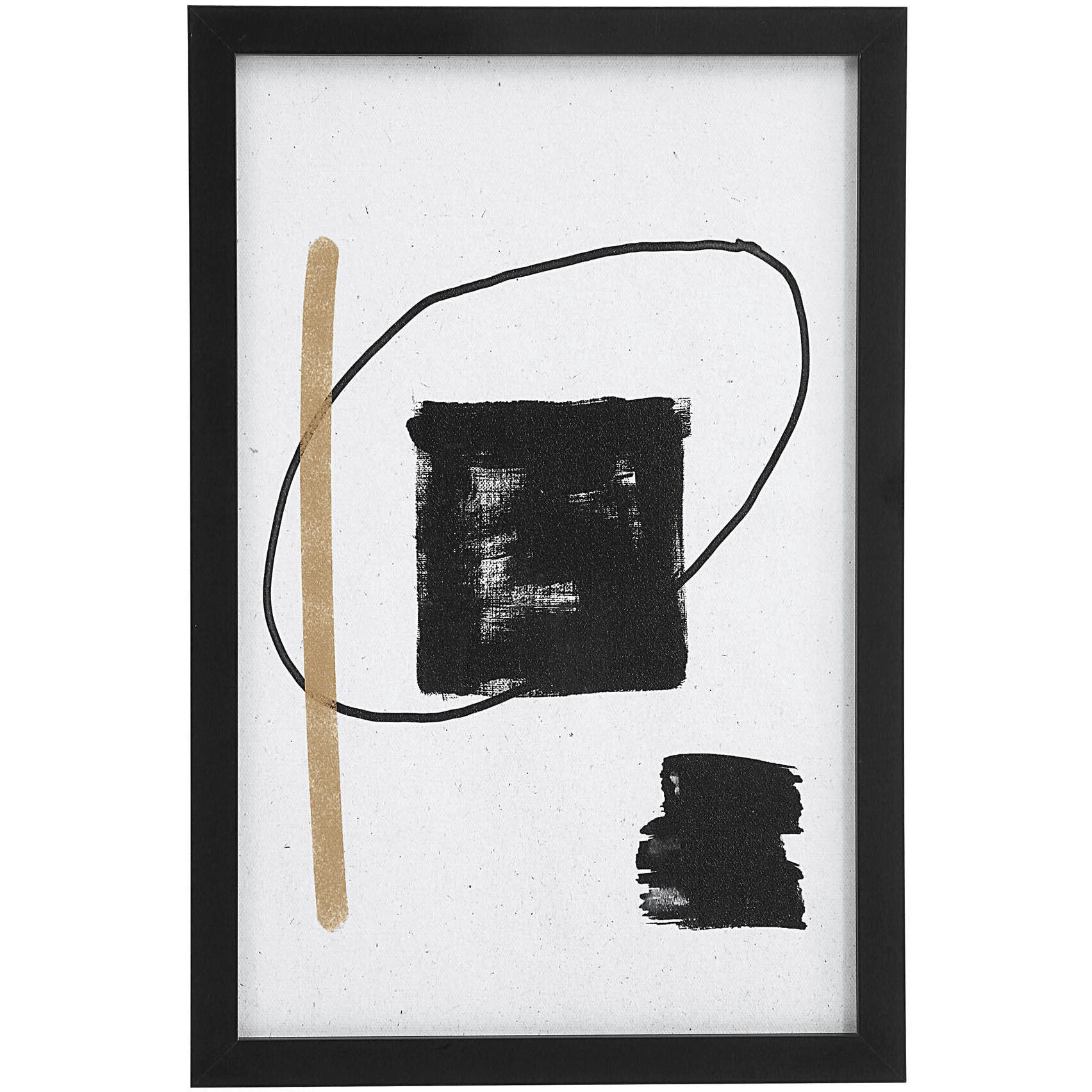 Carife Black/White Wall Art, 5 Piece