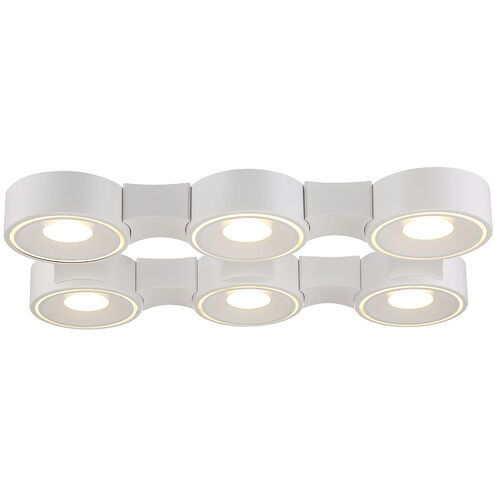 Stavro LED 15 inch White Flush Mount Ceiling Light