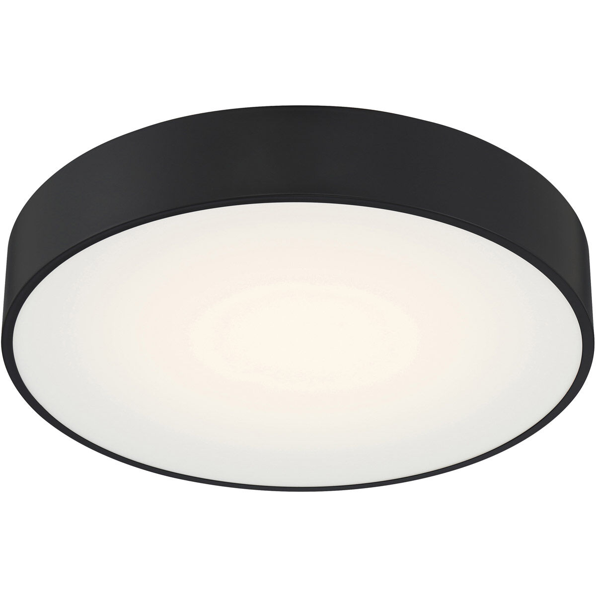 Como LED 21.75 inch Black Flush Mount Ceiling Light