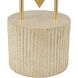 Versus 14.75 inch 60 watt Patina Brass Table Lamp Portable Light in Brass Shade