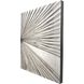 Enigma in Silver Beige and Black and Brown and Metallic Wall Sculpture, The Studio