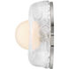 Nev LED 9 inch Polished Nickel Sconce Wall Light