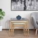 Bonnifait 22 X 18.25 inch Antique Bronze Nesting Tables