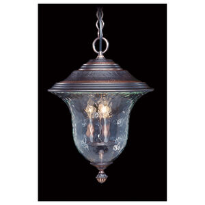 Carcassonne 3 Light 14 inch Raw Copper Exterior Ceiling Mount