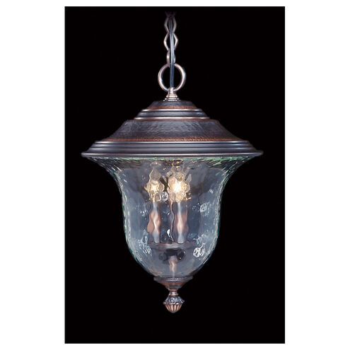 Carcassonne 3 Light 14 inch Iron Exterior Ceiling Mount