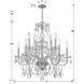Traditional Crystal 12 Light 31 inch Polished Chrome Chandelier Ceiling Light in Clear Swarovski Strass