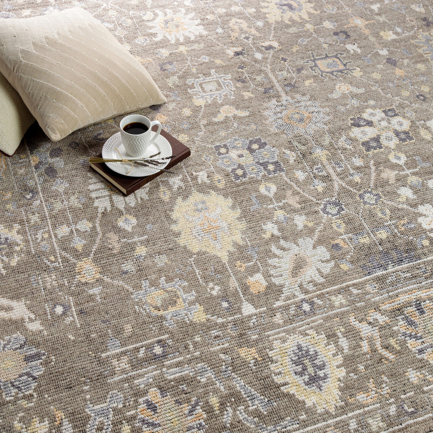 Kushal 120 X 96 inch Charcoal Rug in 8 x 10, Rectangle