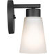 Stamos 1 Light 5 inch Black Wall Sconce Wall Light