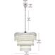 Harlow 18 Light 32 inch Chrome Chandelier Ceiling Light