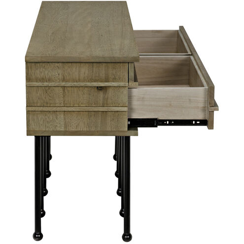 Oliver 60 X 16 inch Washed Walnut Console