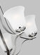 Emmons 5 Light 23.88 inch Brushed Nickel Chandelier Ceiling Light