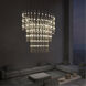 Constellation Centaurus LED 48 inch Satin Brass Pyramid Pendant Ceiling Light