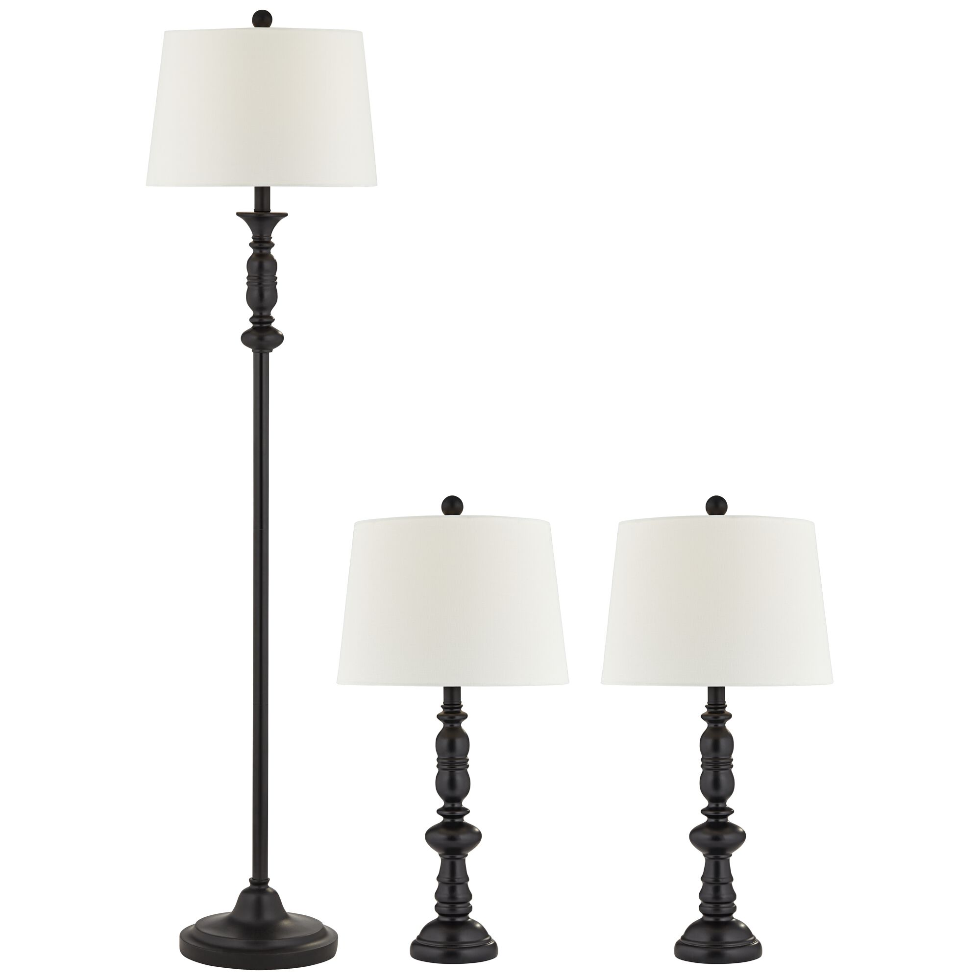 Pacific Coast 863C0 Tripoli 100.00 watt Black Table Lamps Portable