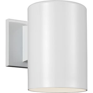 Outdoor Cylinders 1 Light 7.25 inch White Outdoor Wall Lantern