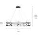 Rosalind 10 Light 50 inch Black Chandelier Ceiling Light