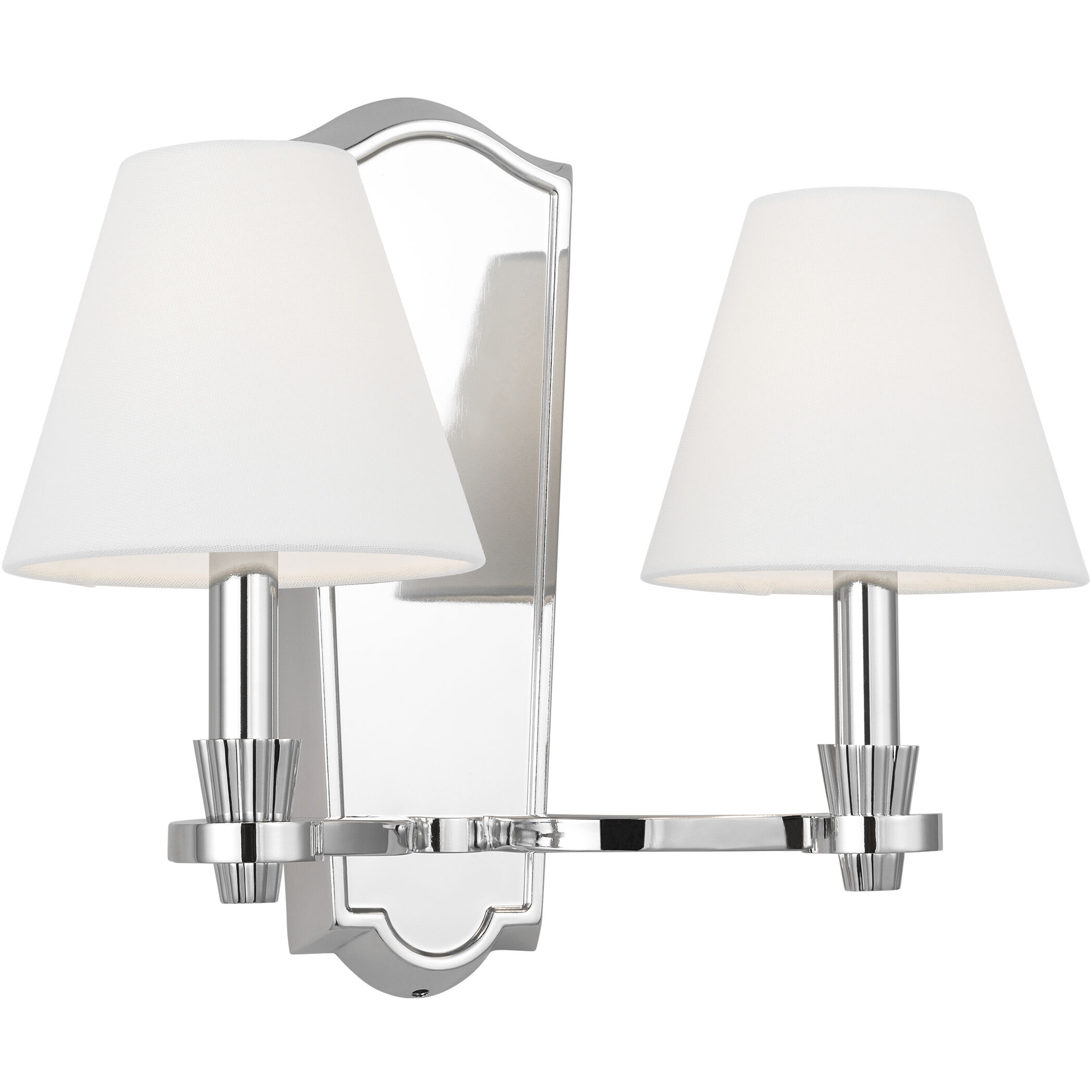 AH by Alexa Hampton Paisley 2 Light 15 inch Polished Nickel Wall Sconce Wall Light