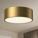 Alora Mood Brisbane 2 Light 12 inch Aged Gold Flush Mount Ceiling Light