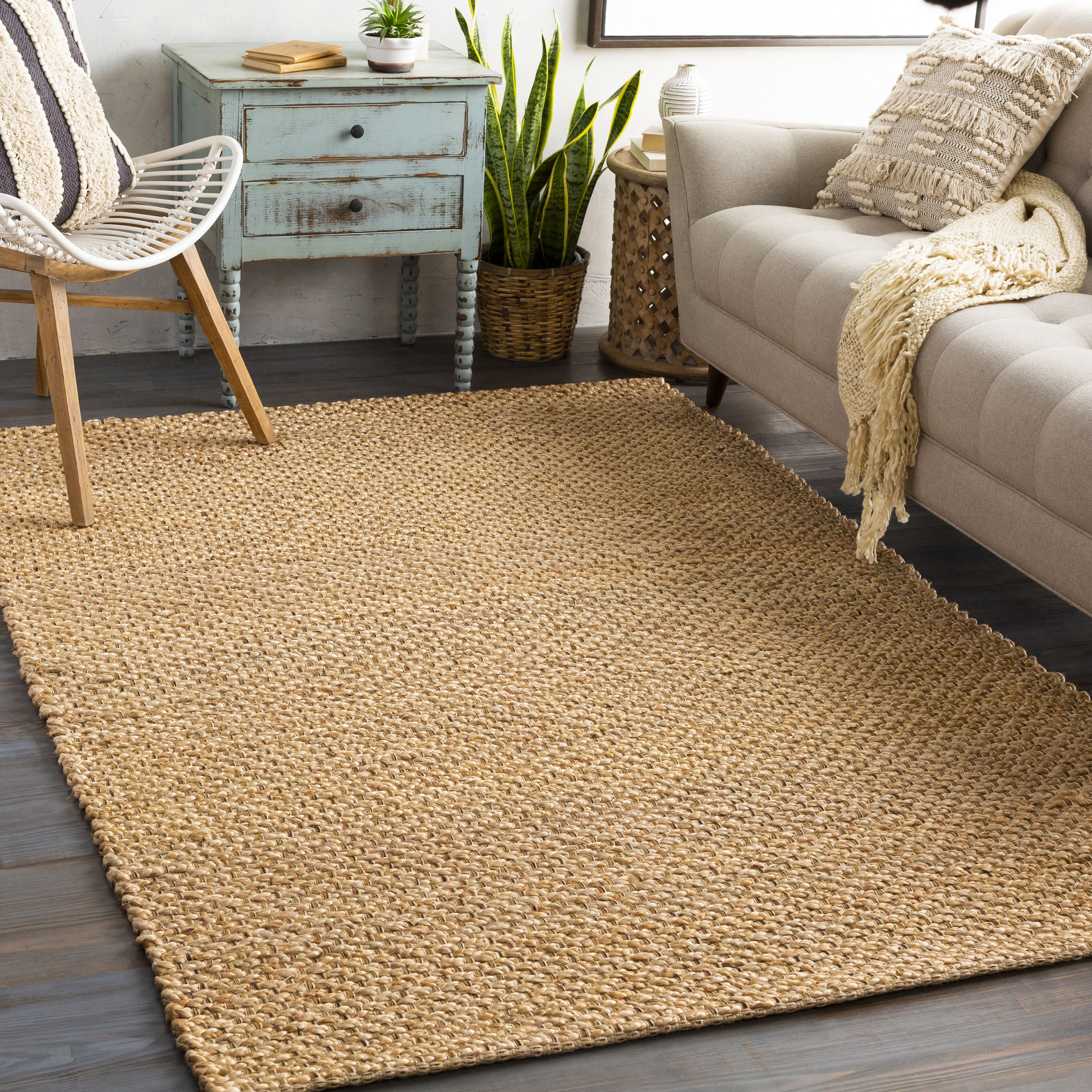Curacao 36 X 24 inch Tan Rug in 2 x 3, Rectangle