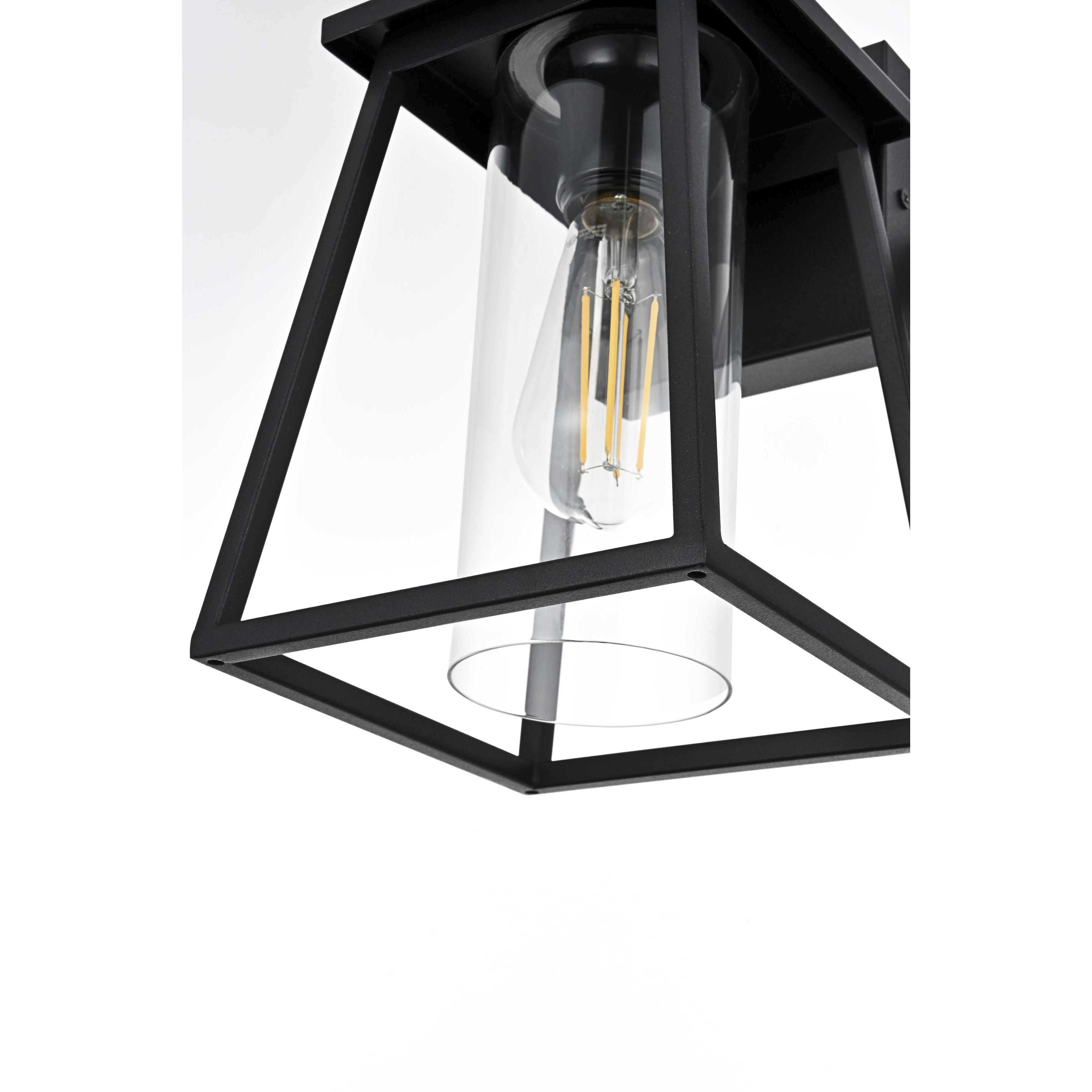 Lambert 1 Light 10.5 inch Black Outdoor Wall Sconce