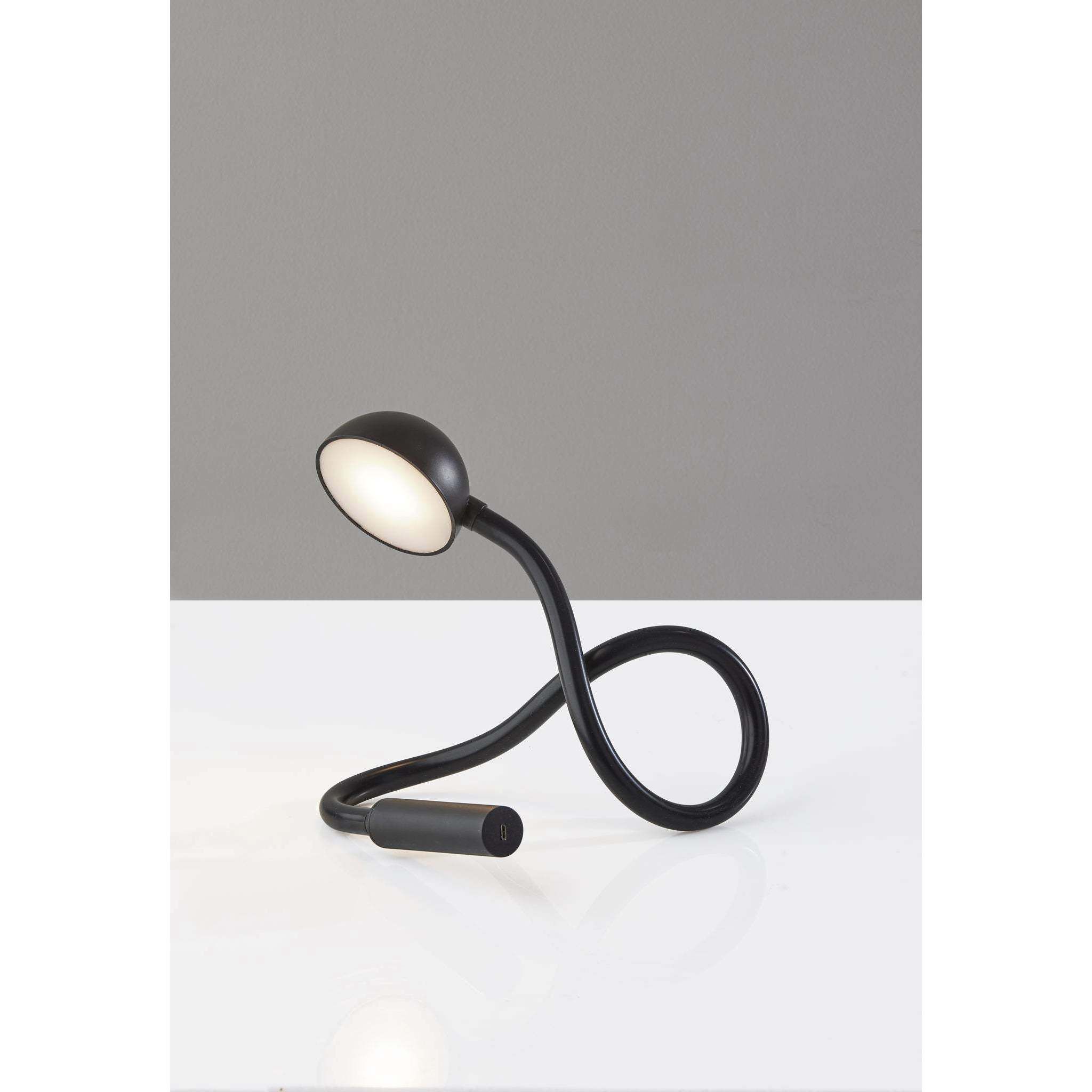 Cobra 32.5 inch 2.5 watt Black Desk Lamp Portable Light, Simplee Adesso