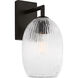 HABLE Serafina 1 Light 4.88 inch Aged Iron Sconce Wall Light