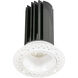 Miniature White Downlight, Trimless Recessed