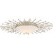 Planisphere 1 Light 28 inch Silver Leaf Flush Mount Ceiling Light