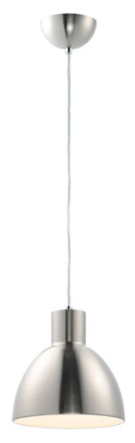 Cora 1 Light 8.75 inch Satin Nickel Single Pendant Ceiling Light