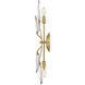 Amira 2 Light 9 inch Distressed Brass ADA Sconce Wall Light