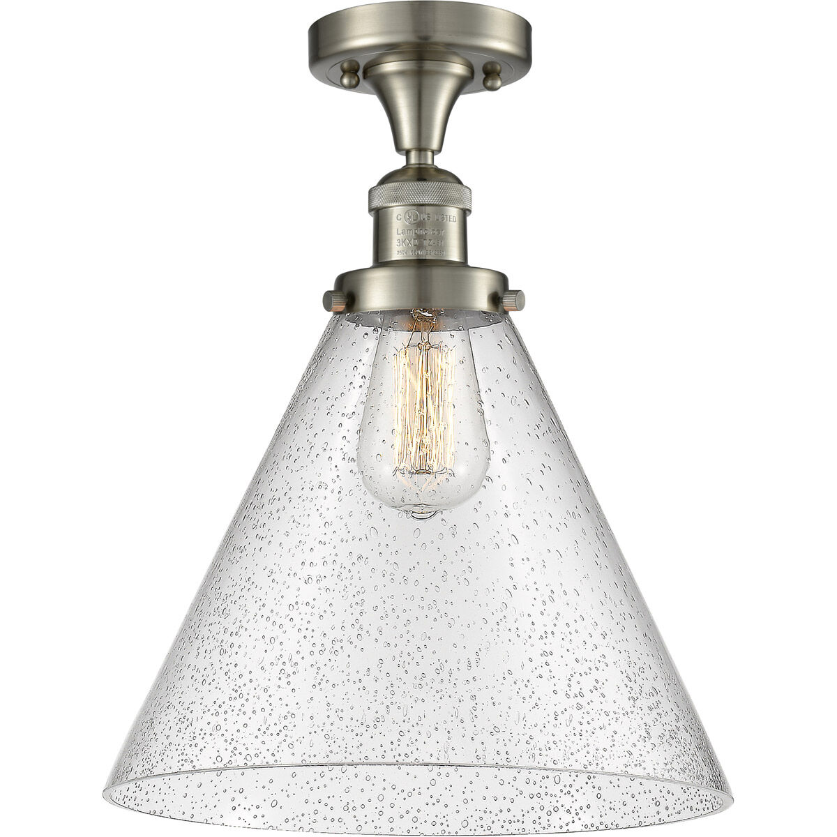 Franklin Restoration X-Large Cone 1 Light 12.00 inch Semi-Flush Mount