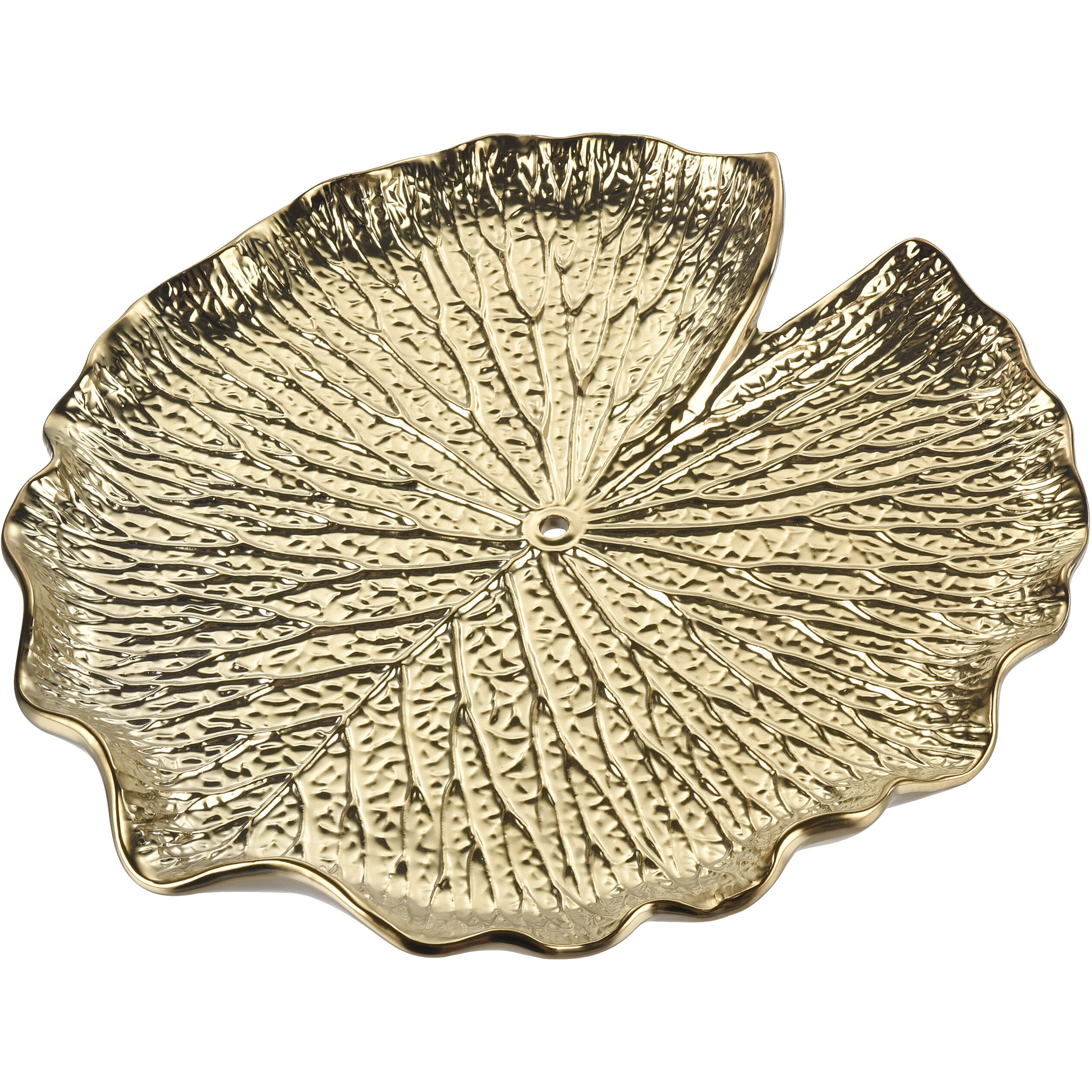 Lilypad Gold Dimensional Wall Art, Bowl