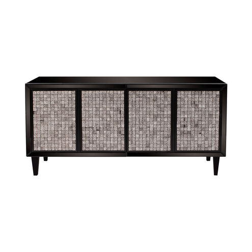 Carter Glossy Black with Tile Cabinet