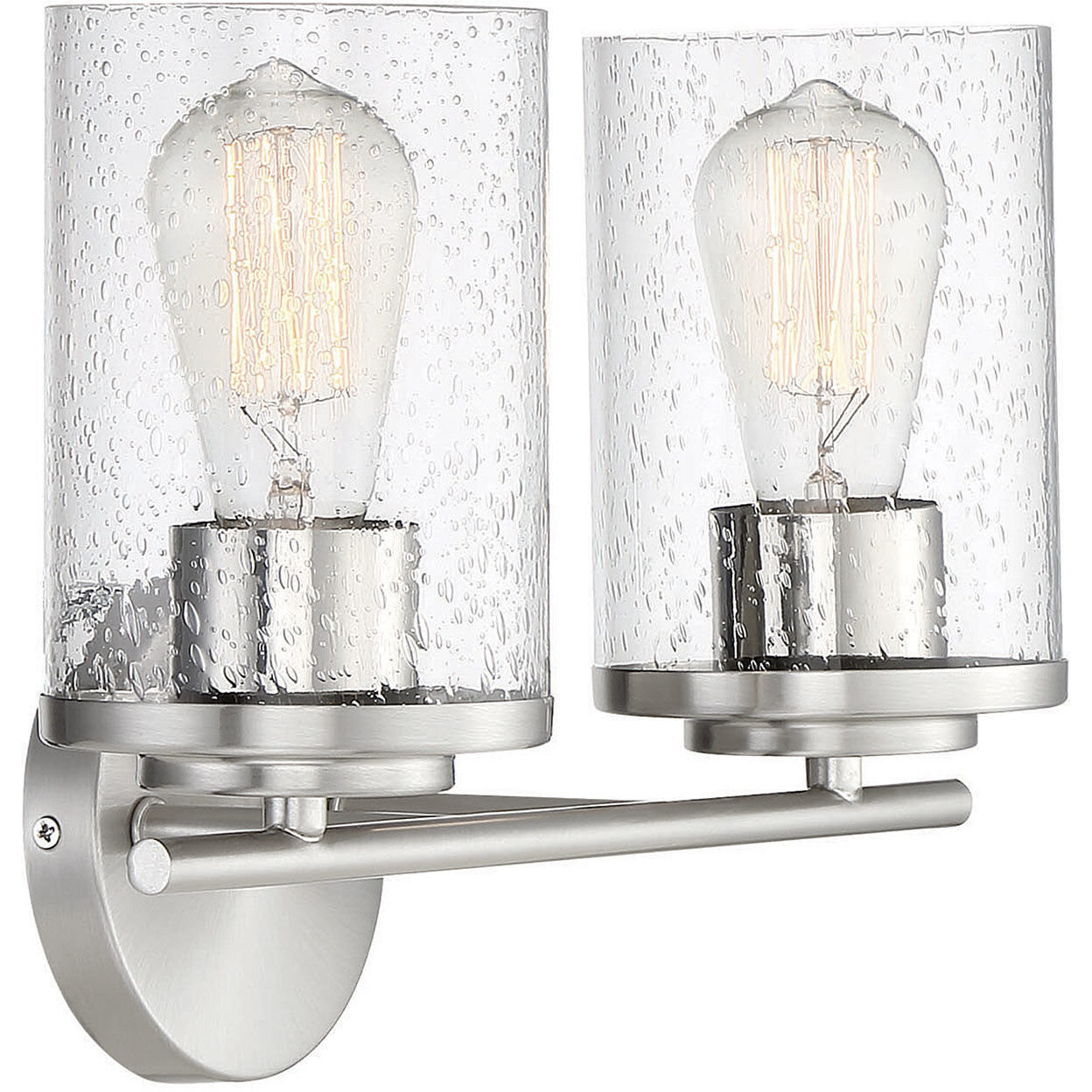 Marshall 2 Light 13.25 inch Polished Chrome Bathroom Vanity Light Wall Light, Essentials