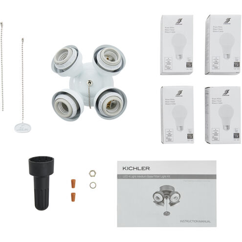 Accessory LED LED Integrated White Fan Fitters
