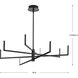 Pivot LED LED 40 inch Black Chandelier Ceiling Light, Progress LED