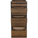 Seoul 26 X 24 inch Dark Walnut Consoles, Tallboy