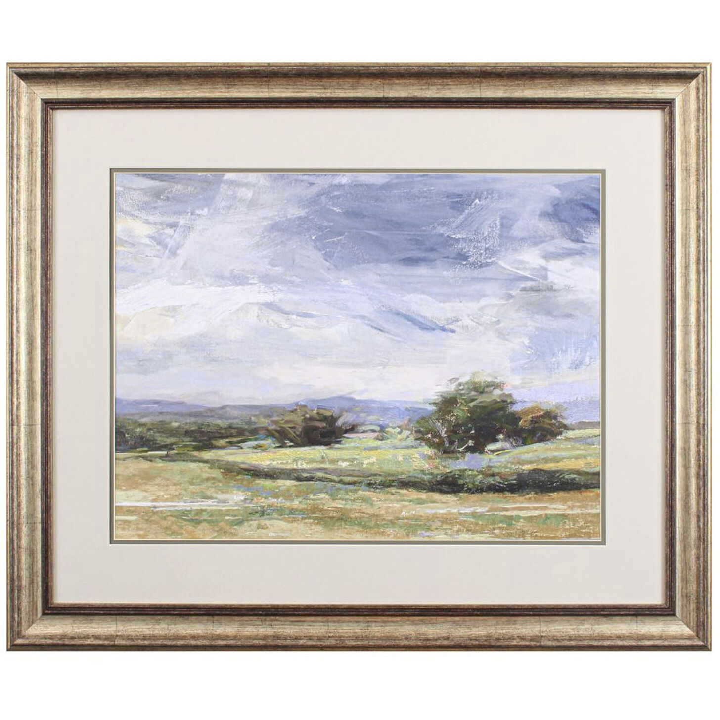 Days Like These / Power of Stillness Blue and Green and Brown and Neutral Framed Art, Propac