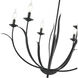 Charlize 6 Light 35.5 inch Matte Black Chandelier Ceiling Light