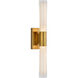AERIN Brenta LED 3.5 inch Hand-Rubbed Antique Brass Single Sconce Wall Light