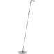 George's Reading Room 50 inch 8.00 watt Brushed Nickel Floor Lamp Portable Light, Pharmacy