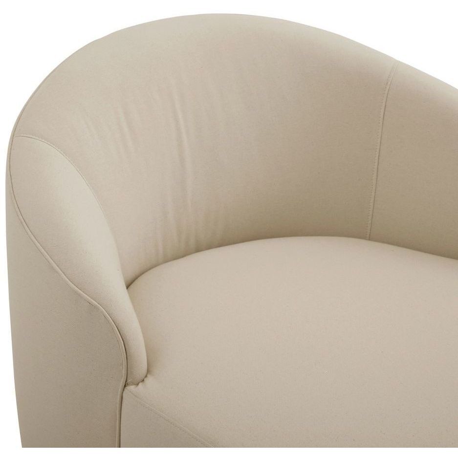 Turner White Chaise, Right Arm