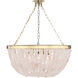 Flotsam 8 Light Brass Pendant Ceiling Light